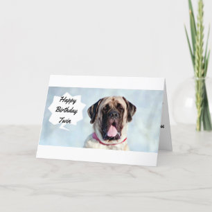 TARJETA **DOS** PALABRA QUE COMPARTO CUMPLEAÑOS CON "USTED