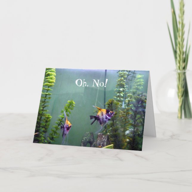 Tarjeta Dos pequeños ángeles - Atardado cumpleaños (Anverso)