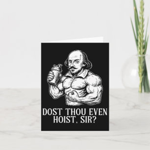 Tarjeta Dost Thou Even Hoist