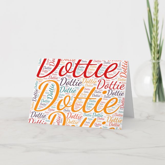 Tarjeta Dottie (Anverso)
