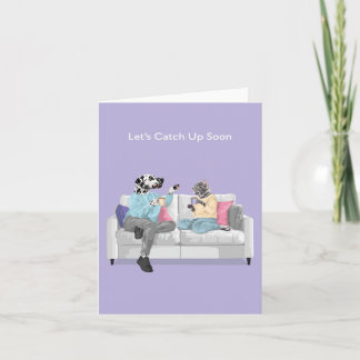 Tarjeta Dotty Dog and Kitty Alcanzemos pronto