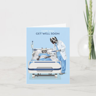 Tarjeta Dotty Dog and Kitty in Hospital se recuperan pront