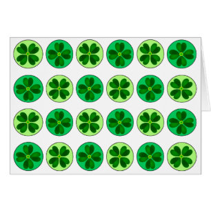 Tarjeta Dotty Lucky Shamrock