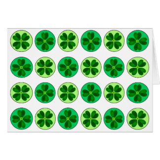 Tarjeta Dotty Lucky Shamrock