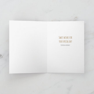 Tarjeta Doughnut Folded Birthday Card 