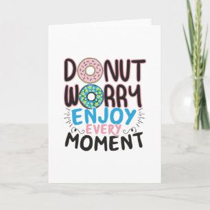 Tarjeta Doughnut Lover - Donut Worry Animation