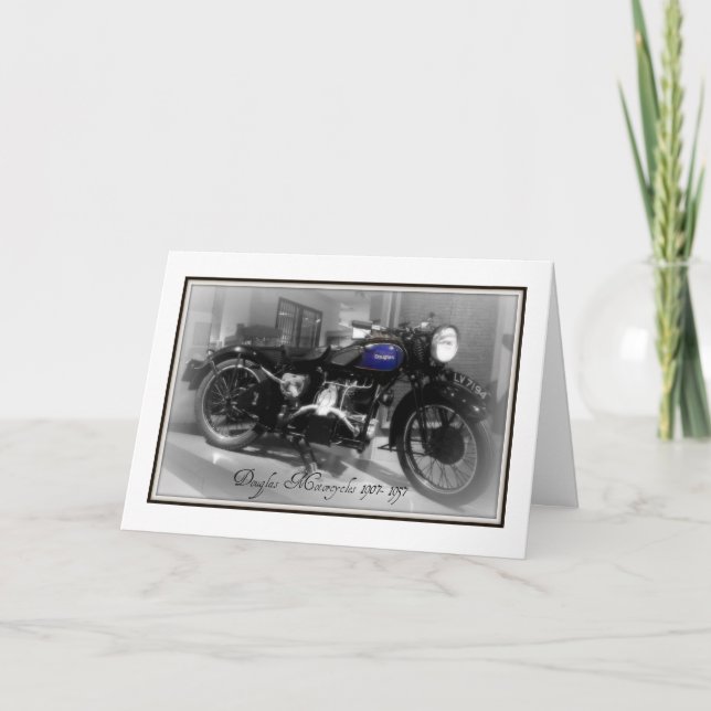Tarjeta Douglas Motorcycle (Anverso)