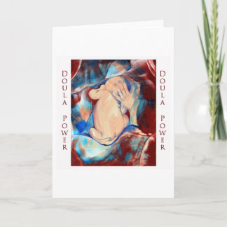 Tarjeta Doula Power Greeting Card