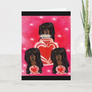 Tarjeta Doxie San Valentín