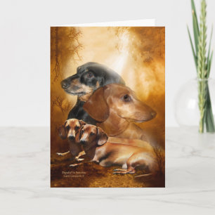Tarjeta Doxies Dapplificados En Sunshine ArtCard