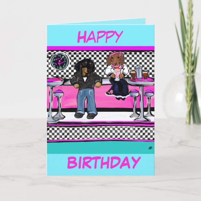 Tarjeta Doxies Rock and Roll (Anverso)