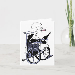 Tarjeta Dr Finkelstein científico loco bebé 