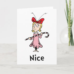 Tarjeta Dr. Seuss Cindy-Lou Quién es Amable