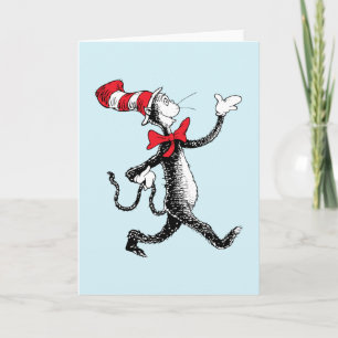 Tarjeta Dr. Seuss El gato en el sombrero Paseo del gato
