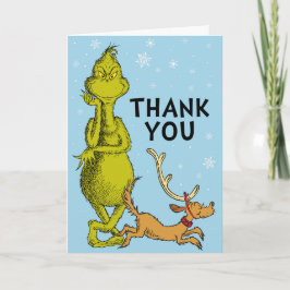 Tarjeta Dr. Seuss | Grinch Invierno Cumpleaños Gracias