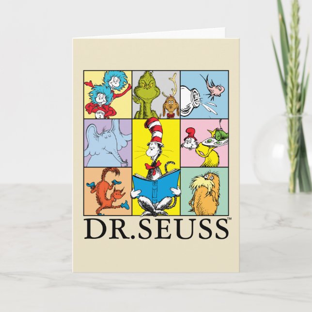 Tarjeta Dr. Seuss | Historietas Gráficas (Anverso)