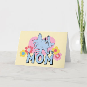 Tarjeta Dr. Seuss Horton Elefante Mamá Día de la Madre Fot