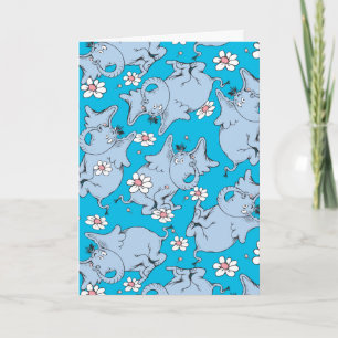 Tarjeta Dr. Seuss Horton escucha a Quién