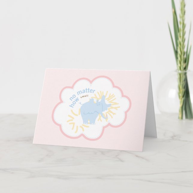 Tarjeta Dr. Seuss Horton | No importa cuán pequeño (Anverso)