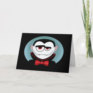 Tarjeta Drácula Halloween