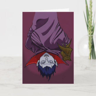 Tarjeta Drácula y amigo