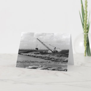 Tarjeta Dragado de la isla, Marco Island, la Florida, 1973