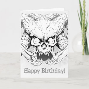 Tarjeta Dragenoth Demon Skull Lord Birthday