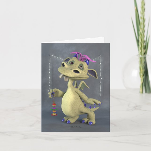Tarjeta Dragón amarillo (Anverso)
