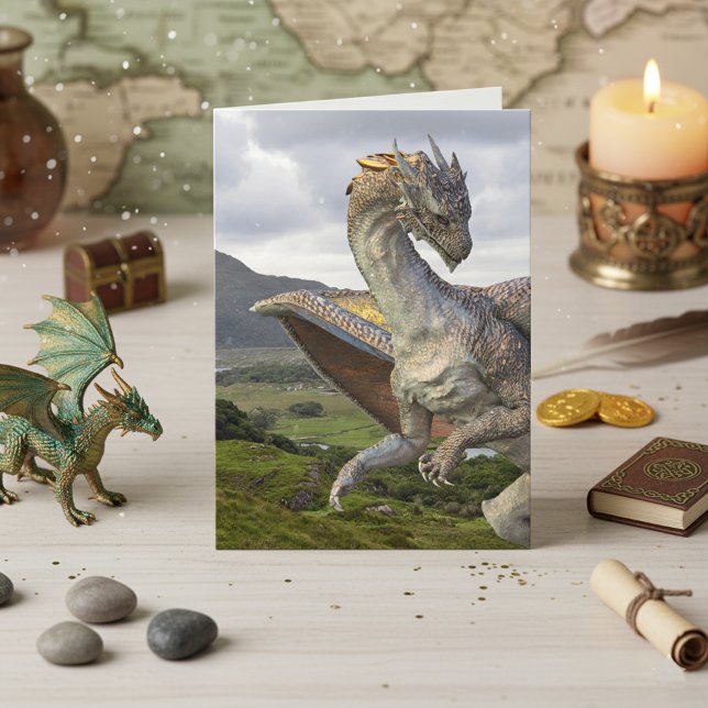 Tarjeta Dragón de Bronce de Fantasía Mágica (Subido por el creador)