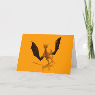Tarjeta Dragón de calabaza naranja