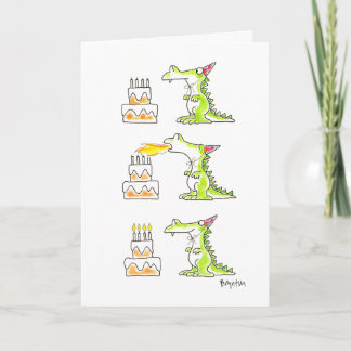 Tarjeta DRAGÓN DE CUMPLEAÑOS por Boynton