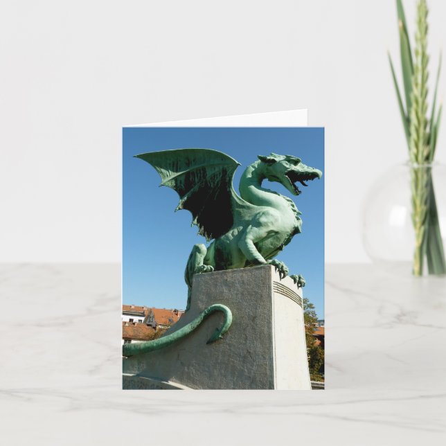 Tarjeta Dragón de Ljubljana (Anverso)