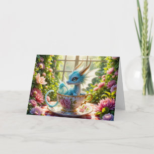 Tarjeta Dragón de té inglés