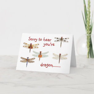 Tarjeta Dragon Get Well Card