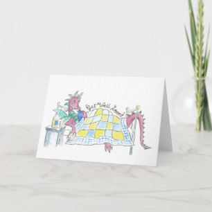 Tarjeta Dragon Get Well Card
