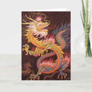 Tarjeta Dragón Oriental
