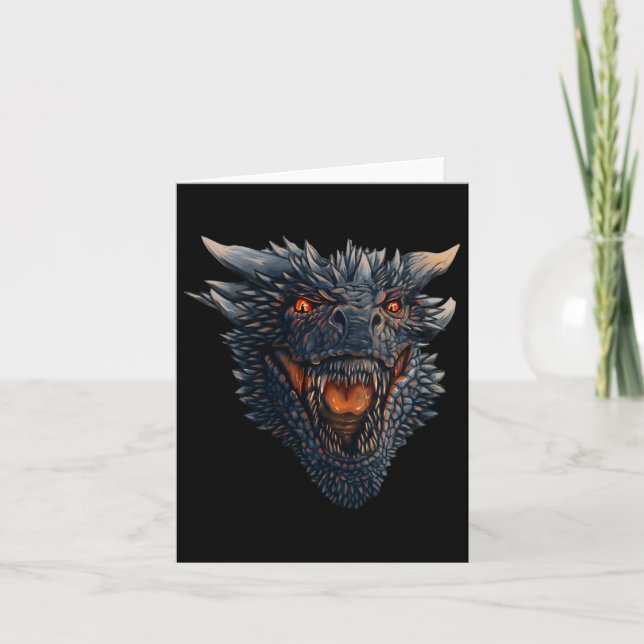 Tarjeta Dragon Va A Golpear Fuego A Sus Enemigos (Anverso)