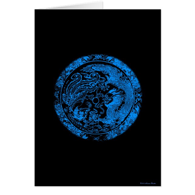 Tarjeta Dragón y Fénix (Frente)