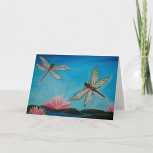 Tarjeta Dragonflies