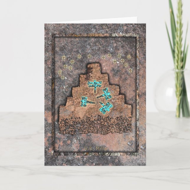 Tarjeta Dragonflies on the Mountain (Anverso)