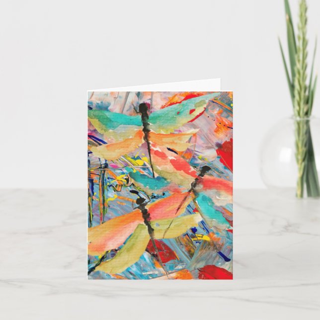 Tarjeta Dragonfly Frenzy (Anverso)