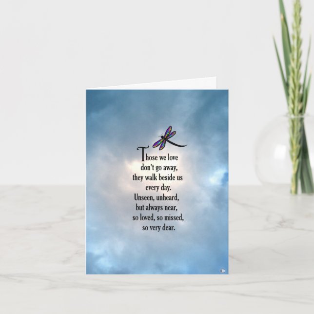 Tarjeta Dragonfly "So Loved" (Anverso)