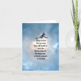 Tarjeta Dragonfly "So Loved"