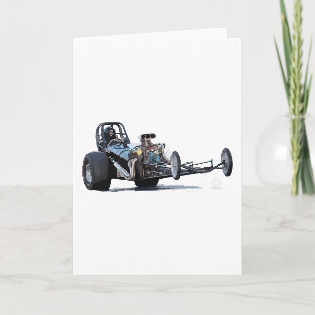 Tarjeta Dragster Dragster Wheelie (Anverso)