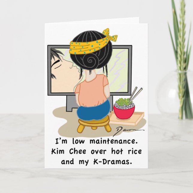 Tarjeta Drama coreano Queen™ calificado mantenimiento (Anverso)