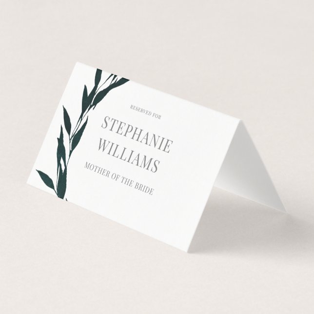 Tarjeta Drama de ensueño de las hojas clásicas (Anverso)