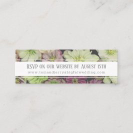 Tarjeta DRAMATIC Garden Hellebore Mini Web RSVP