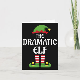 Tarjeta Dramáticos Navidades del grupo de correspondencia