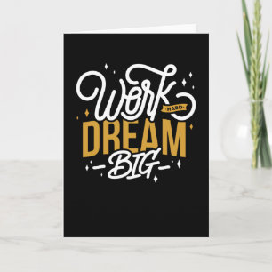 Tarjeta Dream Big