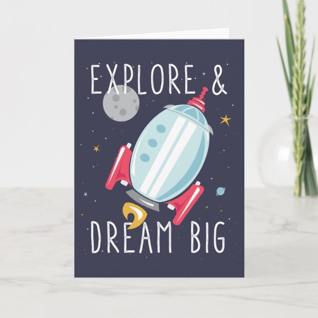 Tarjeta Dream Big Blank Card (Anverso)